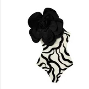 floral onepiece with matching earrings